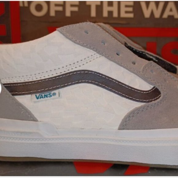 Vans Men's 6.5/Women's 8 BMX Style 114 Kevin Peraza Grey White Black Mid-Top - Picture 3 of 12